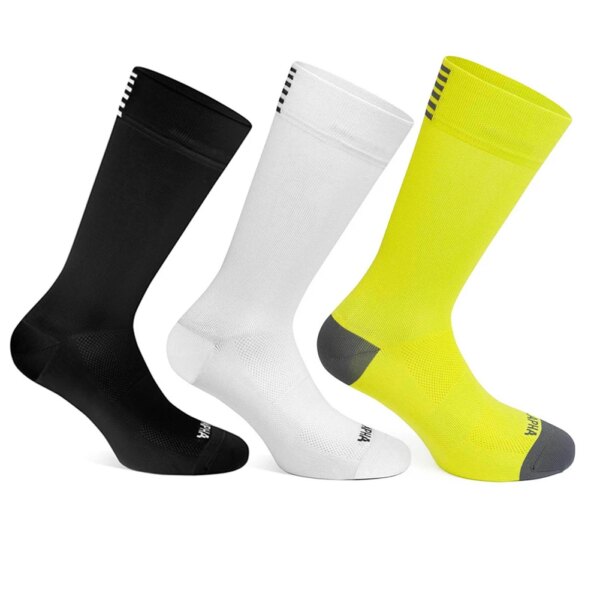 Calcetines deportivos de marca profesional de alta calidad, calcetines transpirables para bicicleta de carretera para hombres y mujeres, calcetines de Ciclismo de carreras para deportes al aire libre