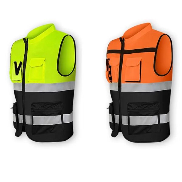 Resaltar correas reflectantes trabajo nocturno seguridad correr seguridad en ciclismo chaleco reflectante chaqueta de seguridad reflectante de alta visibilidad