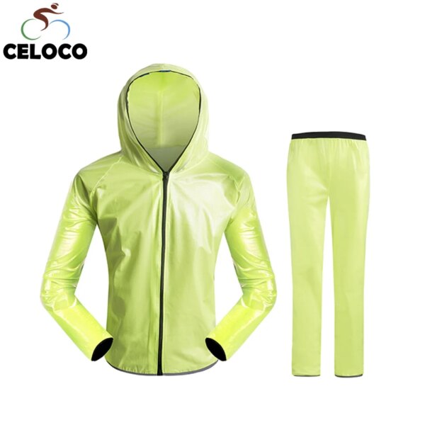 Gran oferta, Jersey impermeable para ciclismo, chubasquero de manga larga, abrigo para la lluvia, ropa para bicicleta a prueba de viento, chaqueta para bicicleta MTB para hombre y mujer