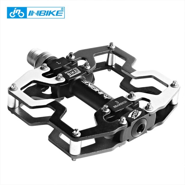 INBIKE Pedal de bicicleta ultraligero antideslizante ultraligero MTB Pedal de bicicleta de carretera pedales de rodamiento sellado accesorios de piezas de bicicleta IP529