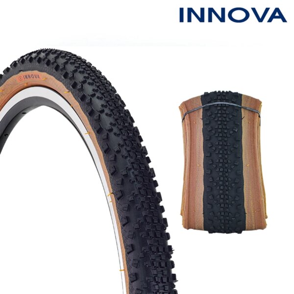 INNOVA 20x1,5 40-406 neumático plegable para bicicleta superligero 60TPI antideslizante borde marrón neumático plegable para bicicleta BMX piezas de bicicleta de ciclismo