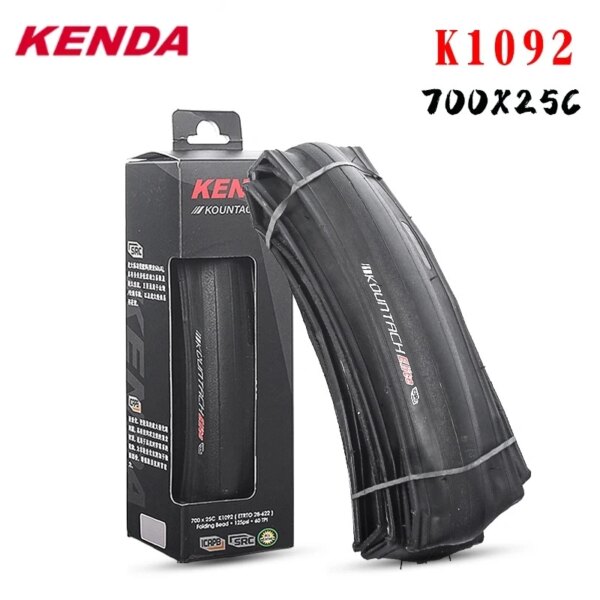 KENDA K1092 700C neumático de bicicleta de carretera 700x25C/28C KOUNTACH ELITE plegable antipinchazos 60TPI piezas de bicicleta neumático de bicicleta