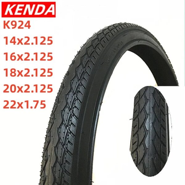 Neumático de bicicleta KENDA ultraligero BMX 14/16/18/20 pulgadas x 2.125 22*1,75 neumáticos de bicicleta plegables de montaña