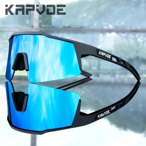 Kapvoe, gafas de sol para ciclismo, gafas para bicicleta de carretera para hombre, gafas de sol para deportes al aire libre, gafas de protección para mujer, gafas para ciclismo MTB, gafas para bicicleta