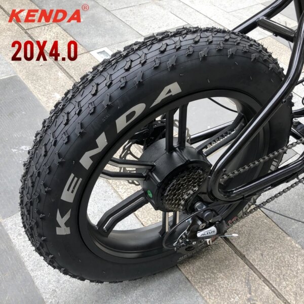 Kenda 20X4.0 neumático ancho 20 pulgadas neumático de bicicleta eléctrica 30TPI neumático de bicicleta para moto de nieve neumático de bicicleta de playa MTB bicicleta 98-406 neumático a prueba de pinchazos