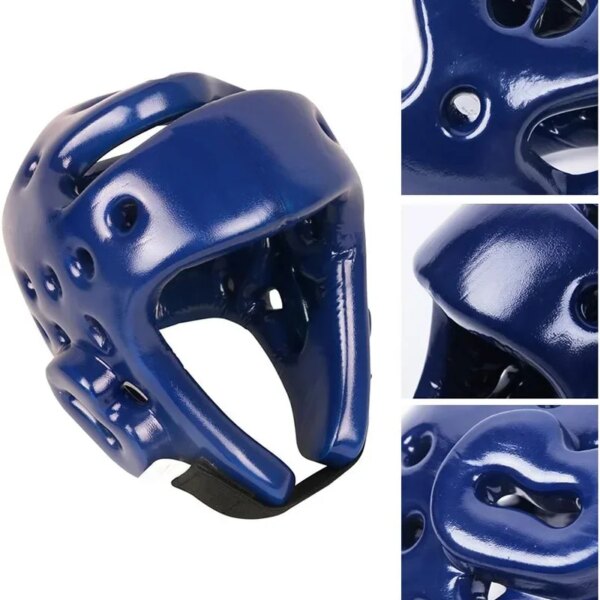 Casco de Taekwondo para niños y adultos, casco profesional de Taekwondo, Protector de cabeza, cascos MMA, equipo de protección para Karate y boxeo, azul y rojo