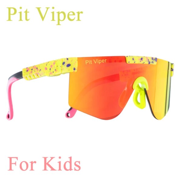 Niños Jóvenes UV400 Gafas de sol Gafas de sol al aire libre Deporte Ciclismo Gafas Mtb Niños Niñas