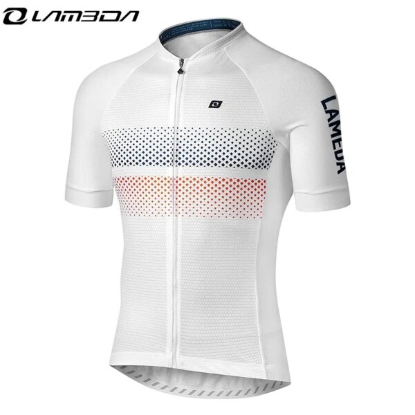 Lameda-Camiseta de ciclismo profesional para hombre y mujer, ropa transpirable de manga corta para bicicleta de montaña, ropa deportiva