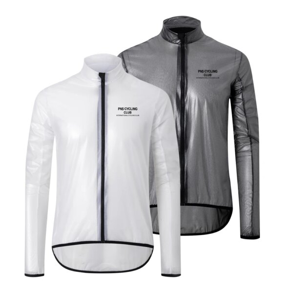 Chaqueta de lluvia ligera PNS MTB Road a prueba de viento impermeable ciclismo Jakcet bicicleta cortavientos transpirable manga larga Jersey de bicicleta