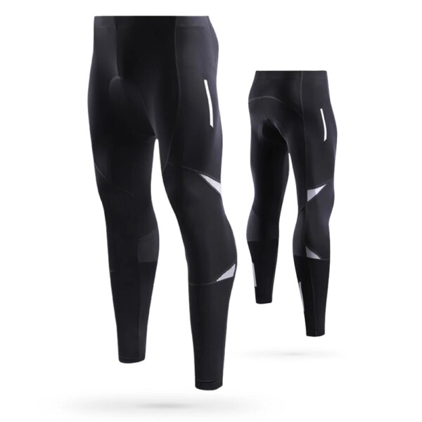 Lixada pantalones reflectantes para bicicleta para hombre, pantalones largos acolchados de Gel para primavera, verano y otoño, pantalones para bicicleta de montaña, pantalones para montar para hombre