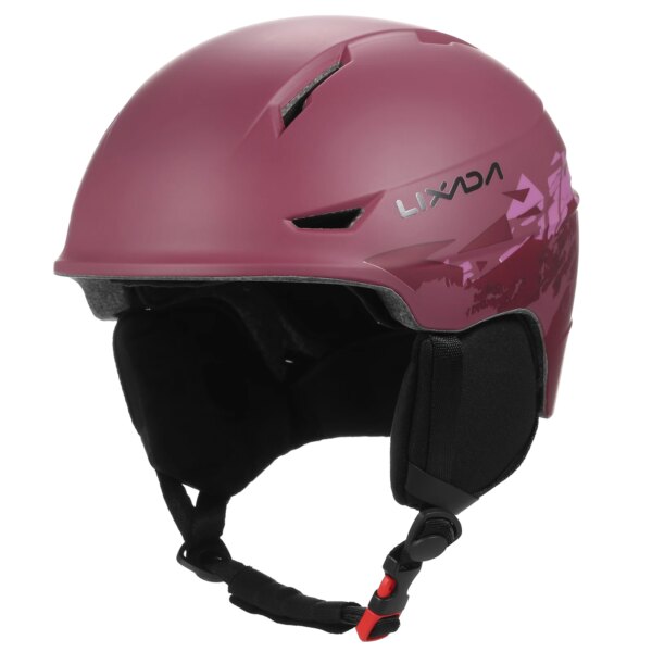 Lixada Casco de Snowboard con Orejera Desmontable Hombres Mujeres Casco de esquí de Seguridad Protector Casco de Deporte de Nieve de esquí Profesional