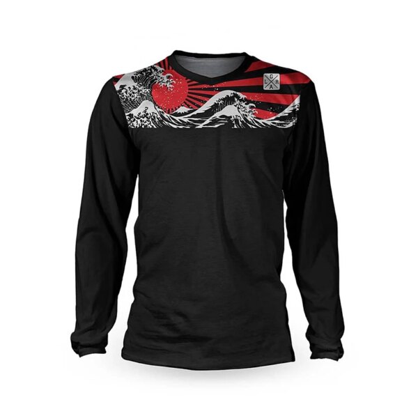 Loose Riders Team Motocross Jersey Enduro Mountain Bike Camisa de descenso Camiseta larga para hombres y mujeres