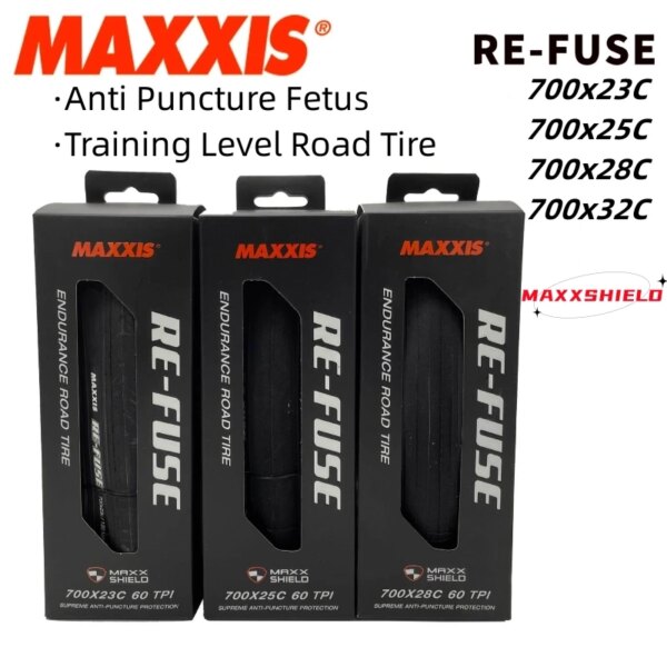 MAXXIS RE-FUSE(M200) Plegable MAXXSHIELD Ultimate Planar Protection Nivel de entrenamiento Neumáticos de carretera Tipo de viajero Neumático antipinchazos