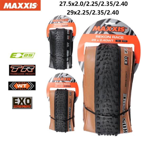 MAXXIS REKON RACE(M355RU)27,5x2,0/2,25/2,35 29x2,25/2,35/2,4WT/2,4 neumático plegable para bicicleta antipinchazos Fetus XC para MTB