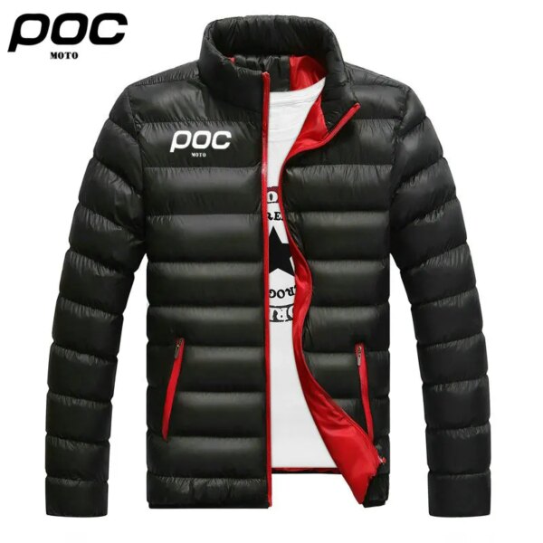 Chaqueta de MOTO POC para hombre, abrigo cálido de invierno para senderismo y acampada, prendas de vestir, cortavientos deportivo, chaquetas tácticas Softshell, ropa de ciclismo para hombre