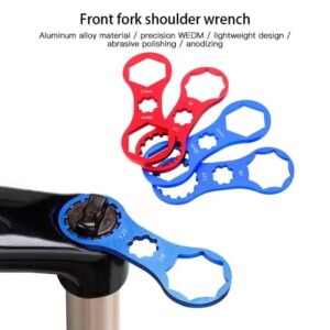 Llave de hombro para horquilla de bicicleta de montaña, herramientas de reparación de horquilla delantera para Suntour XCR XCT XCM RST 8/12T 27/28mm, herramienta de extracción de horquilla delantera