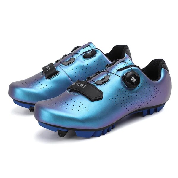 Zapatos de Ciclismo MTB para hombre, Zapatillas para mujer, zapatos para bicicleta de montaña, calzado transpirable antideslizante, Zapatillas de Ciclismo Mtb