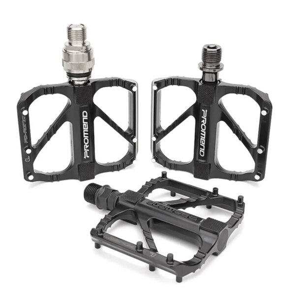 MTB ciclismo ultraligero 3 rodamientos Pedal bicicleta tacos antideslizantes plataforma pedales liberación rápida aleación de aluminio accesorios de bicicleta