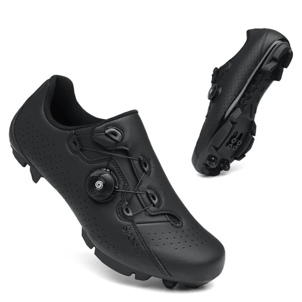 Zapatos MTB para hombre y mujer, zapatillas de ciclismo SPD Spin, zapatos de bicicleta de carretera, zapatos de bicicleta de montaña, zapatos de montar con autosujeción para Fitness en interiores