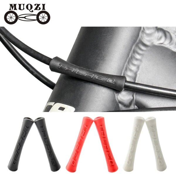 MUQZI-Protector de Cable de bicicleta, marco de línea de cambio de freno, funda protectora Universal para bicicleta de montaña y carretera, piñón fijo, 4/8 Uds.