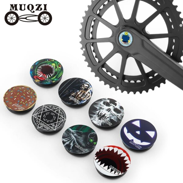 MUQZI-cubierta antipolvo para manivela de montaña, tapa de protección para brazo de manivela hueca derecha, juego de bielas para bicicleta, enchufe de aleación ultraligero, perno para bicicleta de carretera BMX