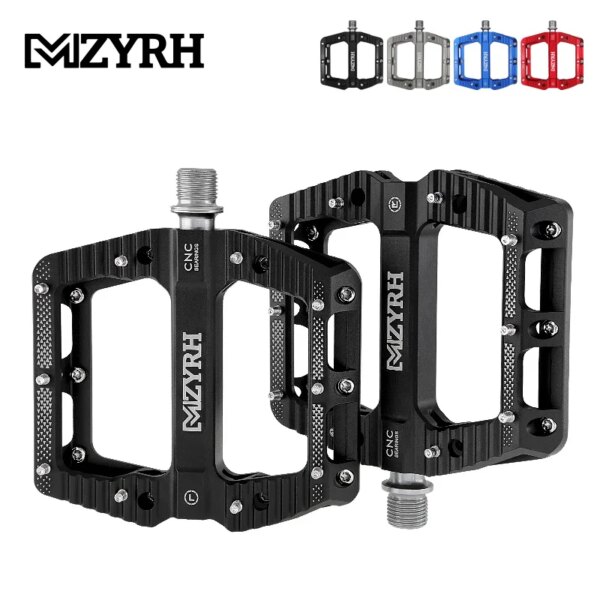 MZYRH-pedales de bicicleta anchos, 3 rodamientos, ultraligeros, antideslizantes, CNC, BMX, MTB, Pedal de bicicleta de carretera, pedales de bicicleta con rodamiento sellado