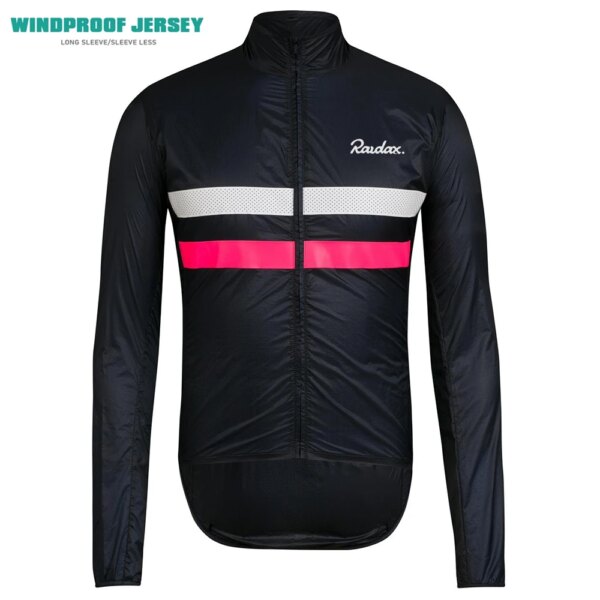 Raudax-Chaqueta de ciclismo para hombre, ropa de ciclismo a prueba de viento, camisa para bicicleta de montaña, correr, primavera, otoño e invierno, 2023