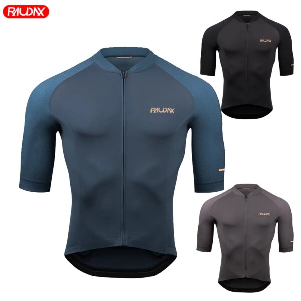 Camiseta de Ciclismo para hombre RAUDAX, camisetas de Ciclismo de carreras de alta calidad, Ropa de Ciclismo, Maillot de verano para Ciclismo de montaña, Kit de uniforme