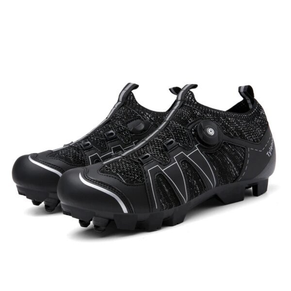 Zapatos de ciclismo MTB para hombre, tacos transpirables, zapatos para bicicleta de carretera, zapatillas de velocidad de automovilismo, calzado para bicicleta de montaña para mujer para Shimano SPD SL