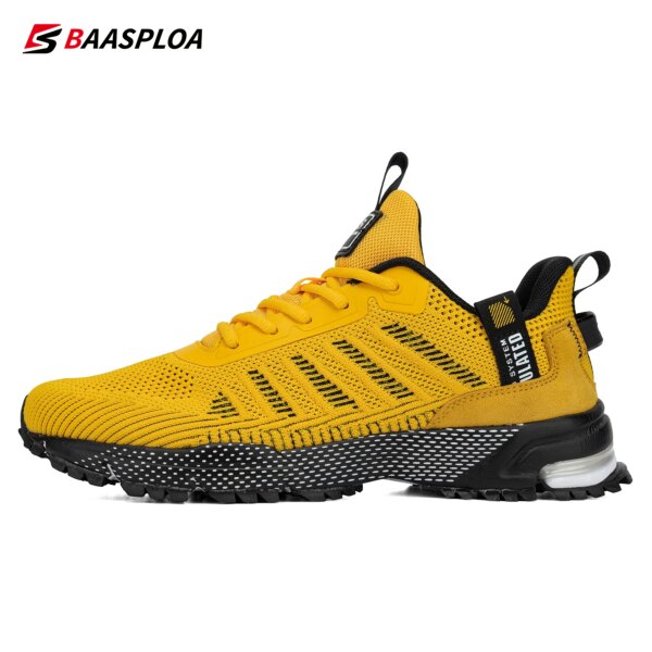 Zapatos para correr para hombre Baasploa 2022, zapatillas deportivas para hombre, zapatos de malla transpirable para exteriores, césped, zapatos de gimnasio para caminar para hombre de talla grande 41-50