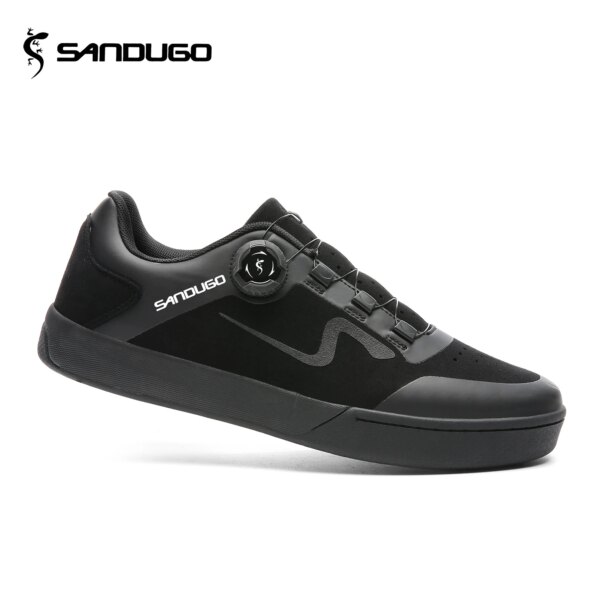 Zapatos de ciclismo para hombre Mtb Downhill Enduro Mountain Bike Zapatos compatibles con todos los 2 pernos Peadls