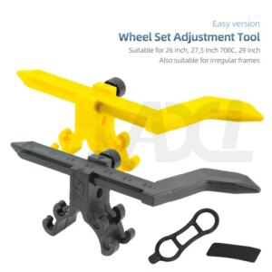 Mini soporte para rueda de bicicleta, herramientas de ajuste de llantas de bicicleta, herramientas de reparación de ruedas de bicicleta de montaña, accesorios de ciclismo