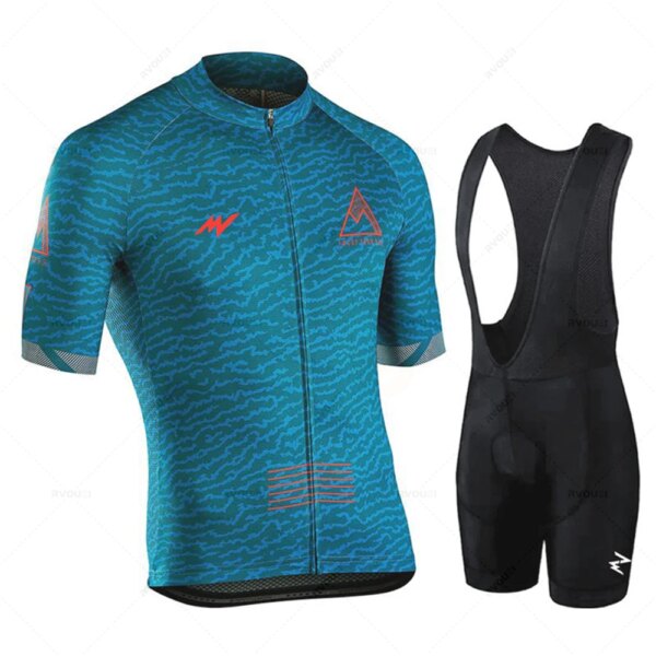 Morvelo Team Conjunto de camiseta de ciclismo para hombre, camisetas de bicicleta de carretera, pantalones cortos con tirantes para bicicleta, ropa de MTB, Maillot Culotte, ropa, 2024