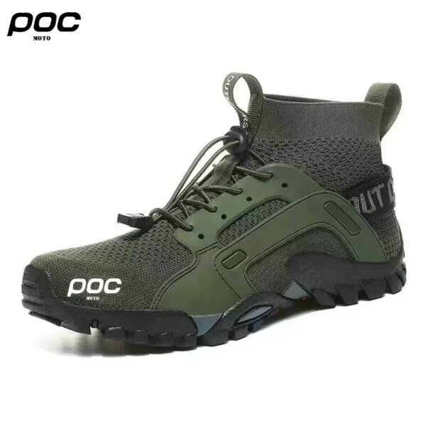 Moto POC-zapatos de ciclismo de camuflaje para hombre, zapatillas de Motocross, transpirables, antideslizantes, de secado rápido