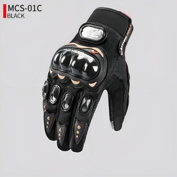 Guantes de ciclismo para motocicleta, carreras con pantalla táctil, motocicleta Knight al aire libre, anticaída, guantes de motocicleta universales para todas las estaciones