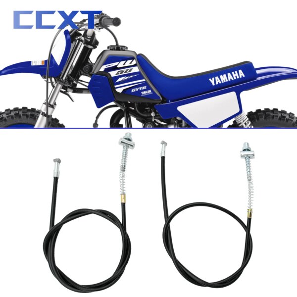 Cable de freno delantero para motocicleta Dirt Bike para niños, Línea alámbrica y Cable de freno trasero apto para Yamaha PW50 PY50 PW PY 50, piezas universales