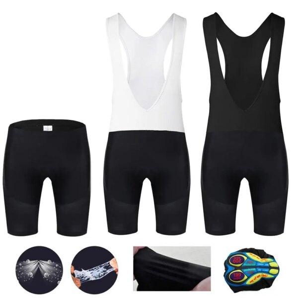 Pantalones cortos de Ciclismo Moxilyn para hombre/mujer 20D, pantalones cortos de Gel acolchados antideslizantes para Ciclismo, pantalones cortos de bicicleta de montaña, Culotes Ciclismo