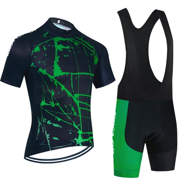 Nueva camiseta de Ciclismo verde ORBEA ORCA bicicleta Maillot Jersey pantalones cortos hombres mujeres moda verde Ciclismo Bicycl Jerysey ropa de montar