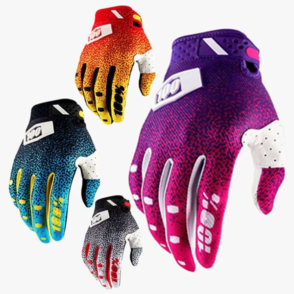 Nuevos guantes para bicicleta de montaña Mtb, guantes para carreras de motos, guantes para Motocross, guantes de ciclismo con dedos completos, accesorios para bicicletas
