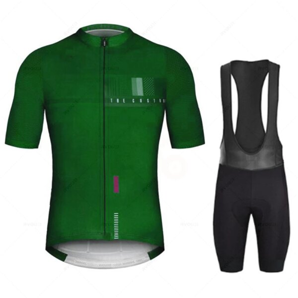 Ropa de Ciclismo para hombre, conjuntos de Jersey y pantalones cortos con pechera para bicicleta de montaña, Maillot de triatlón y Motocross, novedad de 2023