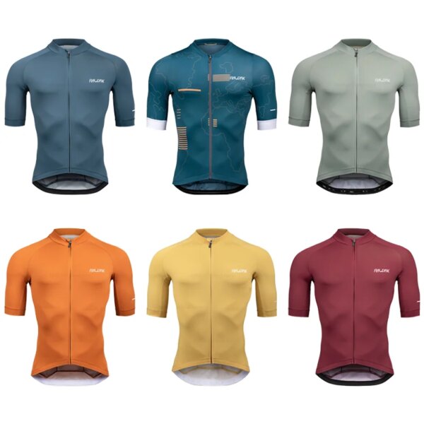 Nuevo 2023 Raudax Jersey de ciclismo 12 colores camisetas de carreras de ciclismo Jersey de bicicleta de manga corta Camisetas de Ciclismo de Carretera camisetas de bicicleta de verano