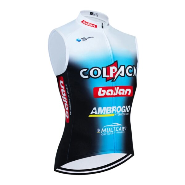 Nuevo Colpack Ciclismo Jersey chaleco 2024 moda hombres mujeres equipo Pro bicicleta cortavientos Maillot Ropa Ciclismo bicicleta camiseta Ropa