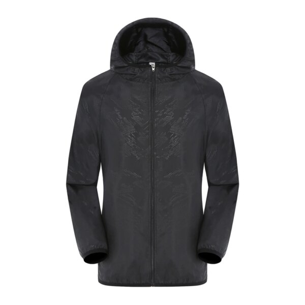 Nuevo UPF 50 + abrigos de piel con protección solar UV para hombre, ropa deportiva ultraligera, prendas de vestir con capucha, rompevientos para hombre y mujer, chaquetas informales