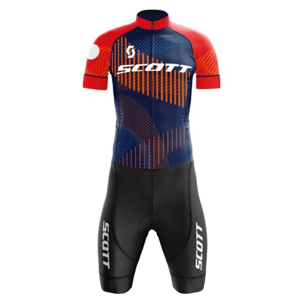 Nuevo triatlón ciclismo skinsuit Scottes-Rc camisa ciclismo masculina ciclismo jersey maillot velo ropa mtb hombre ciclismo homme