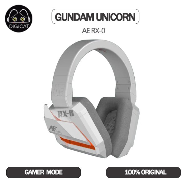 Auriculares de juego originales Bluetooth Gundam Unicorn auriculares inalámbricos Bluetooth 5,3 HIFI ANC reducción de ruido 80ms bajo retardo