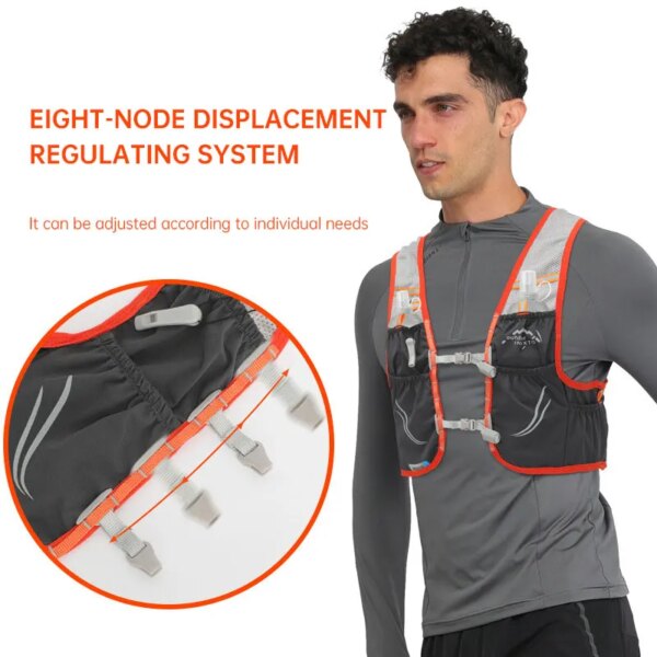 Chaleco de ciclismo para deportes al aire libre, mochila ligera para correr, chaleco de hidratación para bicicleta, maratón, senderismo, portátil ultraligero 2,5/3.5L