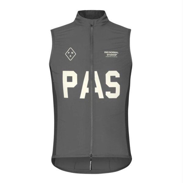 PNS Chalecos Cortavientos Pro Primavera Verano gris oscuro bicicleta a prueba de viento impermeable sin mangas ciclismo chaleco motocicleta chaleco