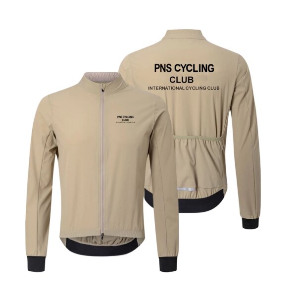 PNS-Chaqueta de ciclismo para equipo profesional, cortavientos impermeable de secado rápido, camiseta de manga larga ligera para ciclismo