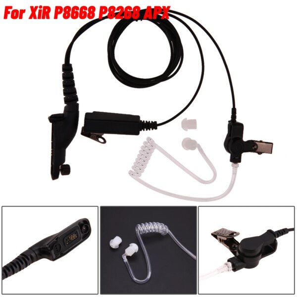 Auricular PTT con micrófono para Motorola XiR P8260 P8268 APX2000 APX6000 APX7000 DP3600 DP4400 XPR6550 XPR7580 Walkie Talkie