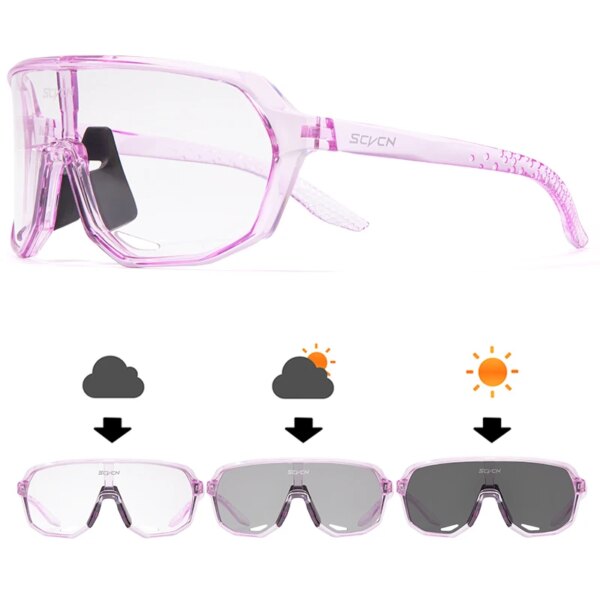 Gafas fotocromáticas para ciclismo, gafas de sol para deportes al aire libre, gafas de sol para ciclismo MTB para hombre y mujer, gafas para bicicleta de carretera UV400